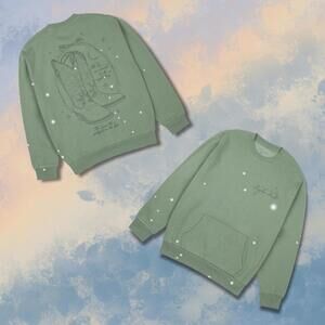 Taylor Swift Debut Self-Titled Dance All Night Kanga Pocket Crew Sweatshirt XS